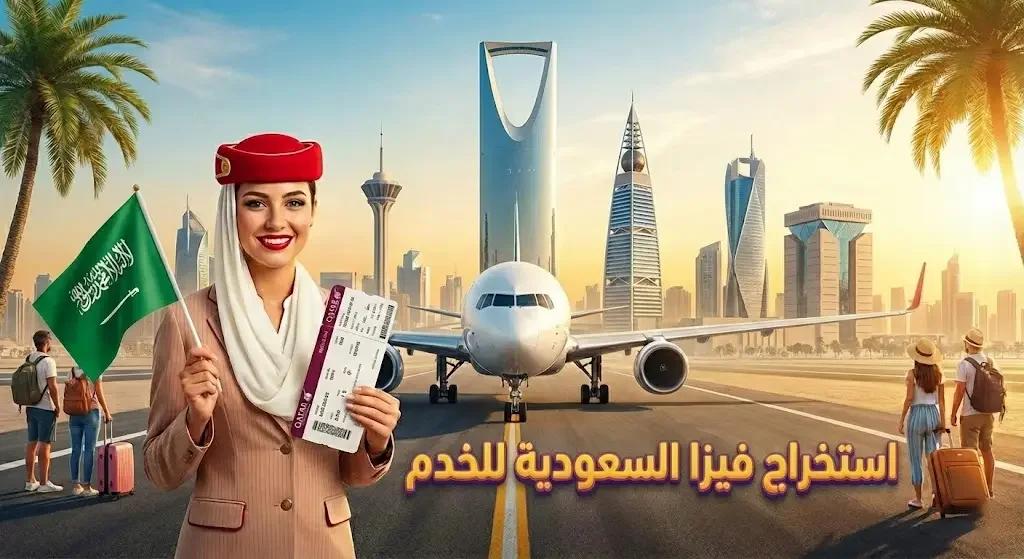 استخراج فيزا السعودية للخدم