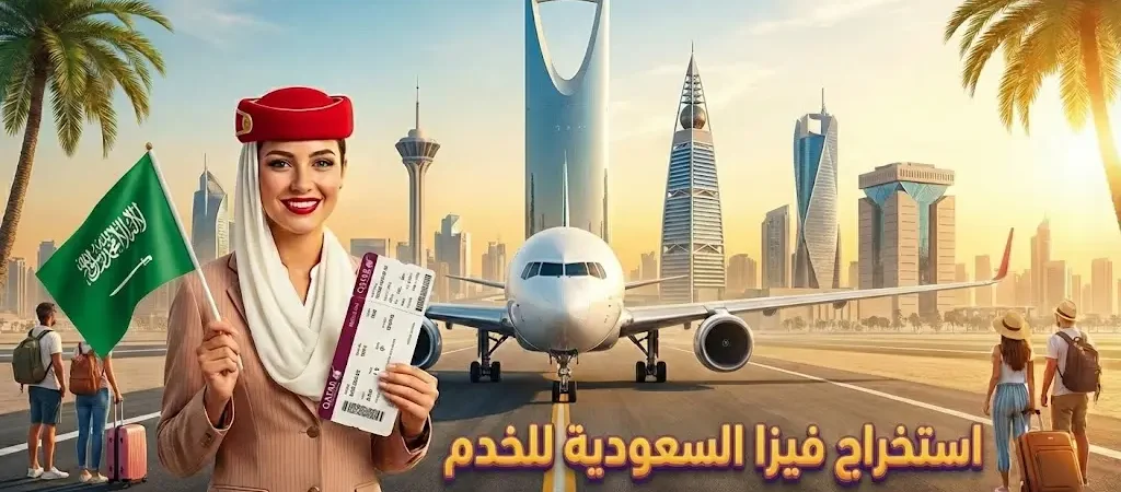 استخراج فيزا السعودية للخدم