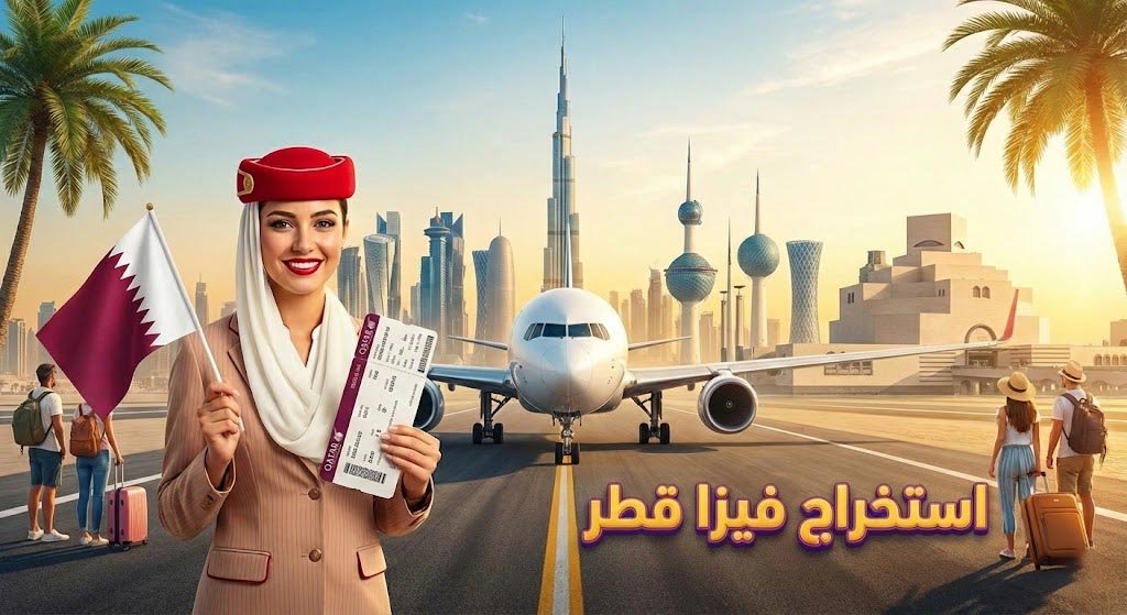 استخراج فيزا قطر