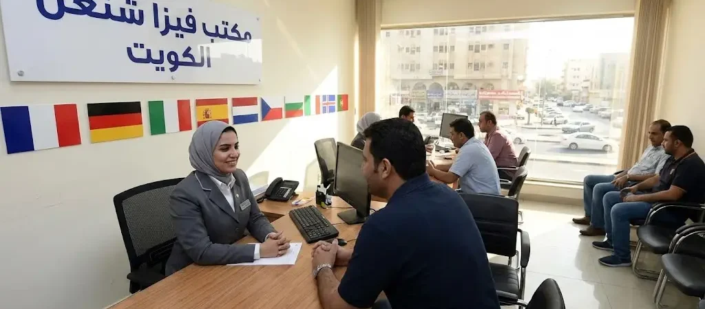طلب إستخراج فيزا شنغن من الكويت أونلاين عبر الإنترنت