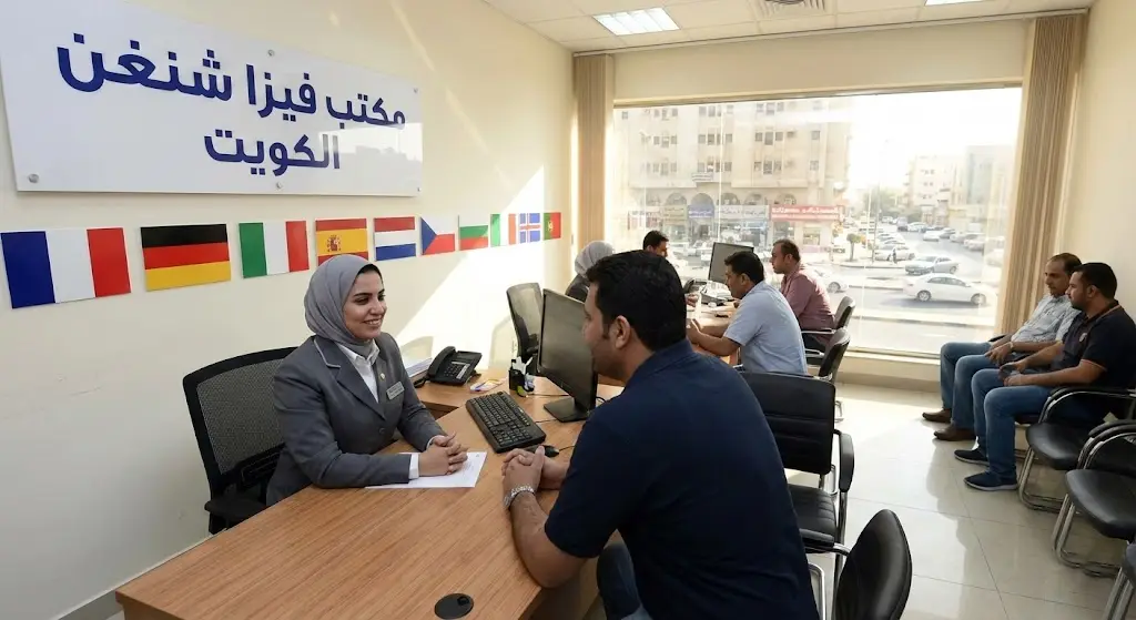 حجز موعد فيزا شنغن من الكويت