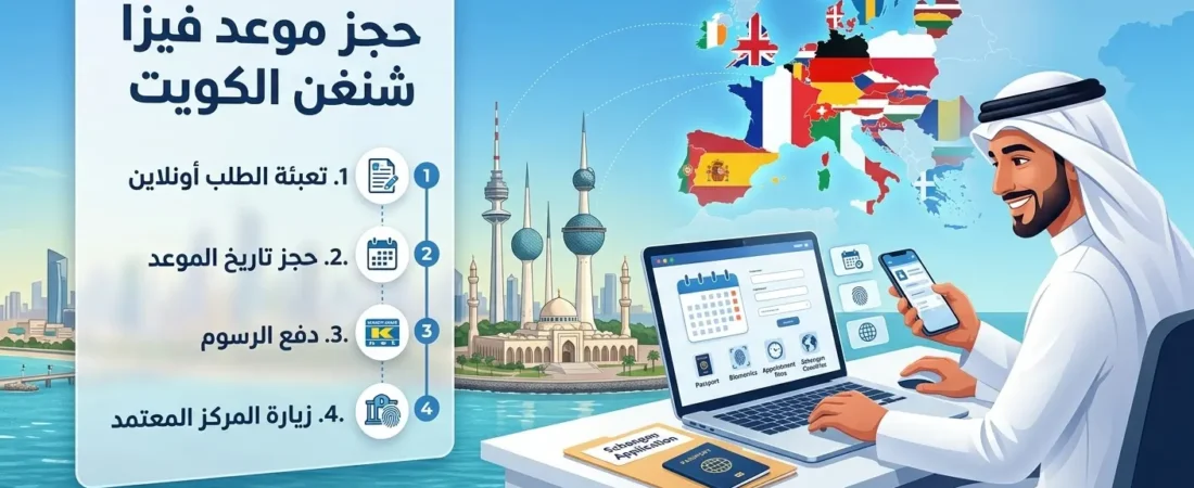 لماذا يصعب الحصول على موعد فيزا شنغن في الكويت؟ الحلول الذكية للحصول على موعد سريع